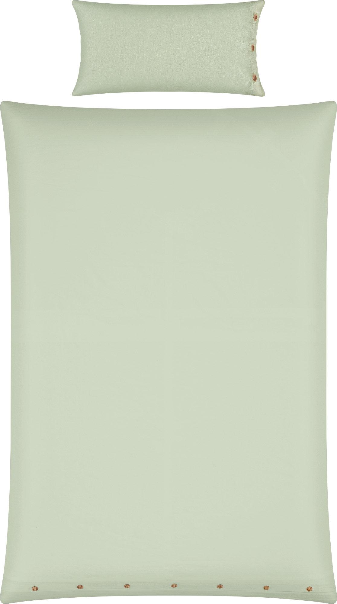 Erwin Müller Bettwäsche Deggendorf" jade 1x 155x220 cm + 1x 40x80 cm"