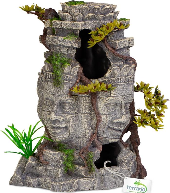 Terrario Tempelruinen Taj - Dekoration für das Aquarium 18x12x23 cm Terrario