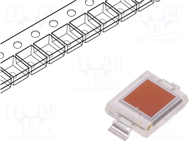TNE 1x Fotodiode IR PIN flach SFH 2430 Fotodioden 0,1nA SMD 60° 400-900nm _1GH_SFH2430