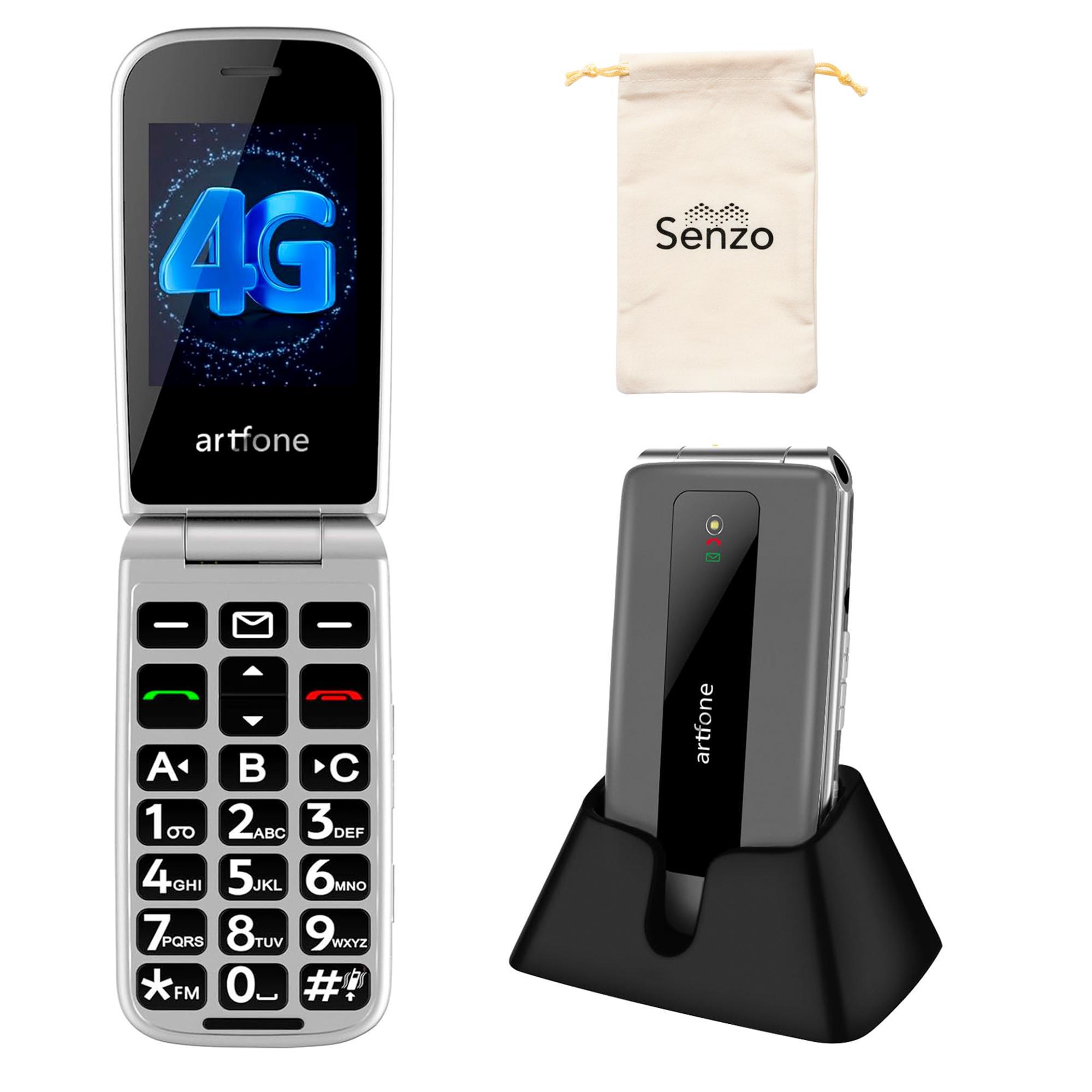 Artfone F30 – Seniorenhandy mit Notruftaste – GSM - Großtastenhandy