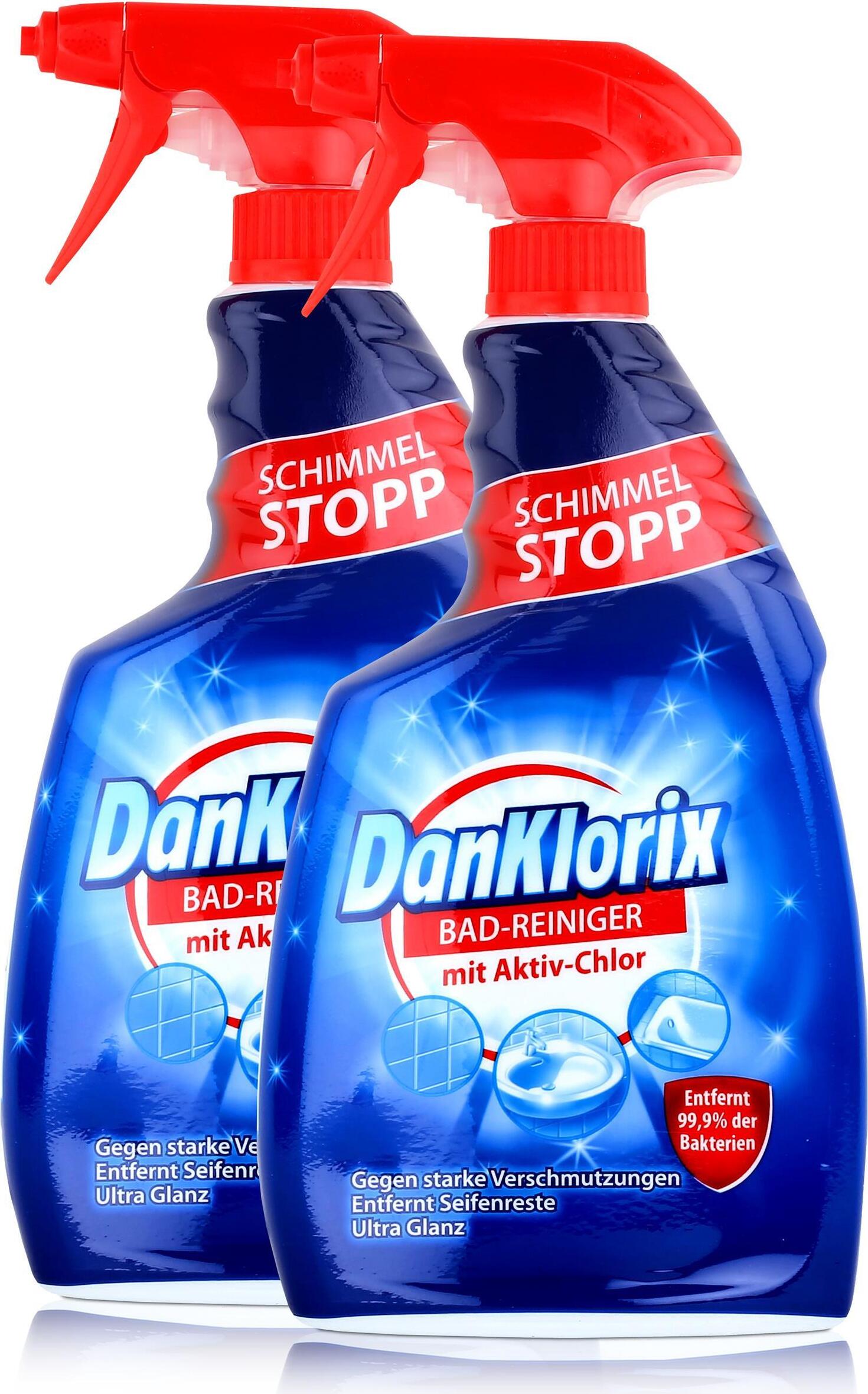 DanKlorix Bad-Reiniger 750ml Schimmel-Stopp (5er Pack)