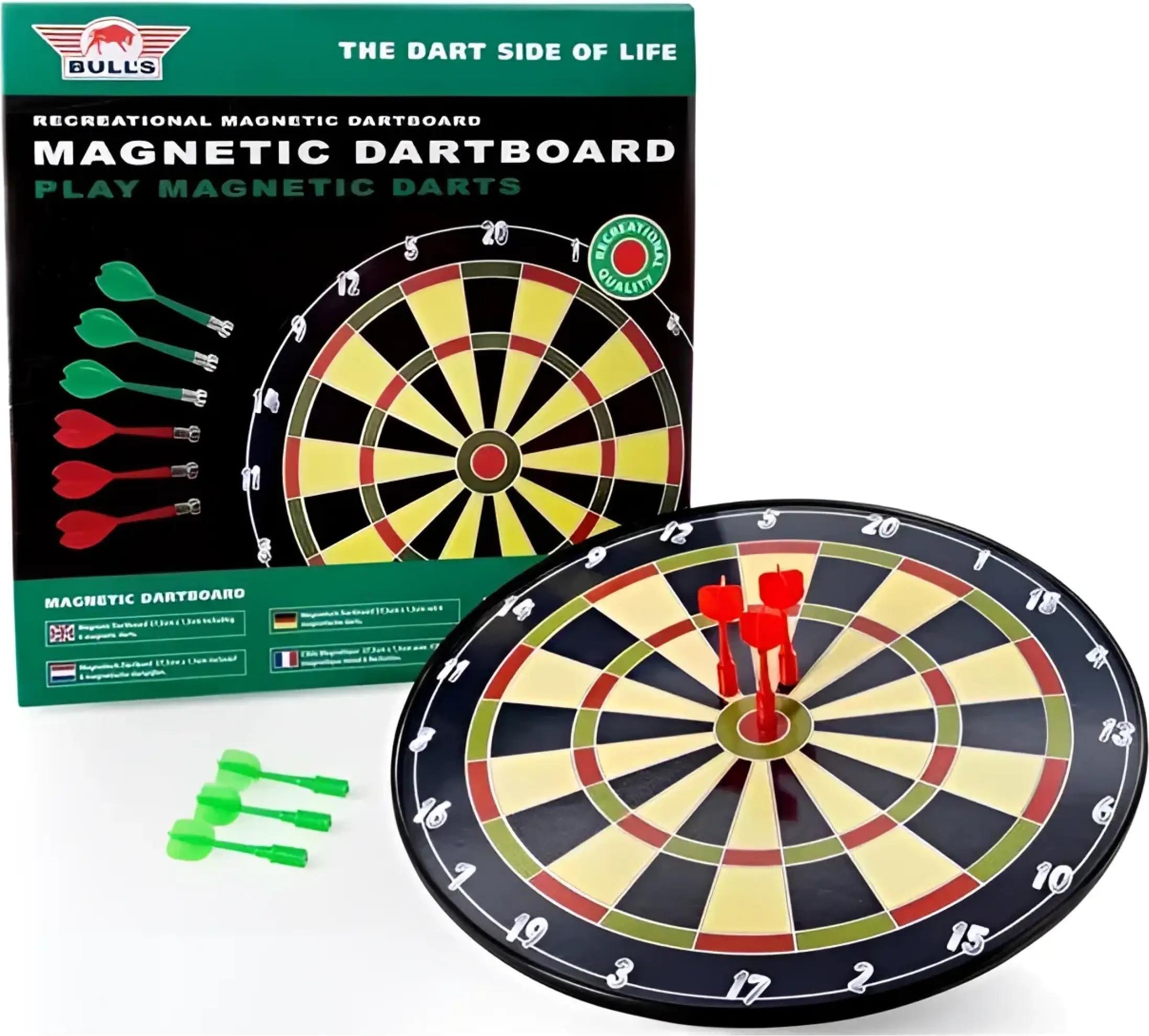 Sport-Knight® Bulls Magnetische Dartscheibe - starker Magnetismus der Pfeile