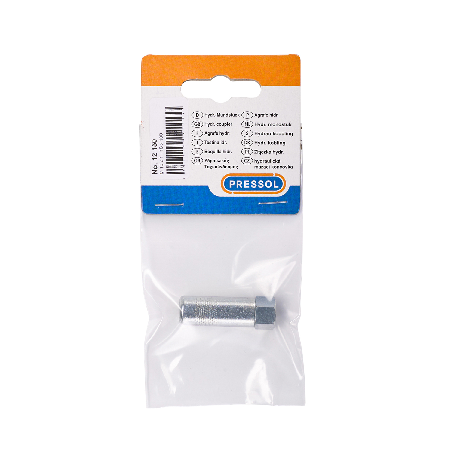 Pressol Präzisionsmundstück-M 10 x 1 i, SW 13 mm-Ø 13 mm-SB-Verpackung Pressol-12150