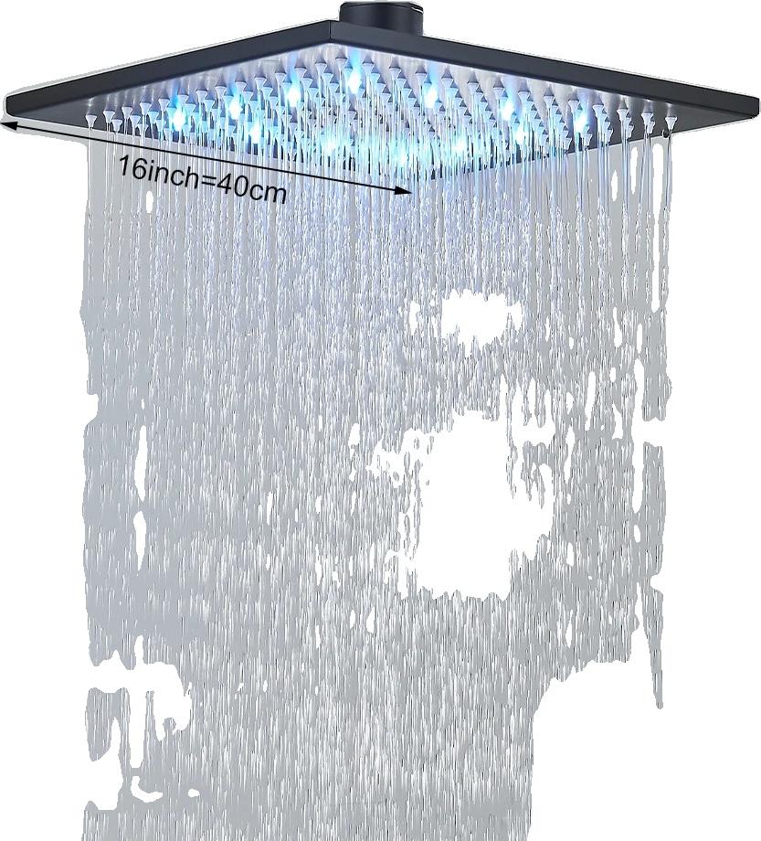 OEM Duschkopf, LED-Licht, 3-farbwechselnd 691