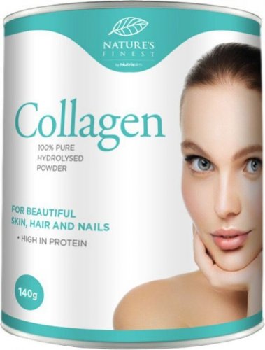 nutrisslim Nature's Finest Collagen Pulver Natrliches Kollagen Protein fr Haut, Haare, Ngel und Gelenke 140 g 5467