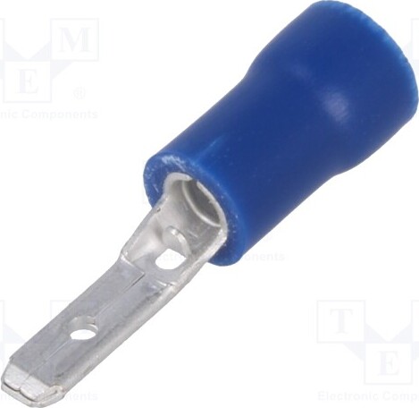 TNE 20x Verbinder: flach 0,8mm 1,5÷2,5mm2 2,8mm männlich isoliert ST-034/B Isolierte K _1GH_ST-034/B