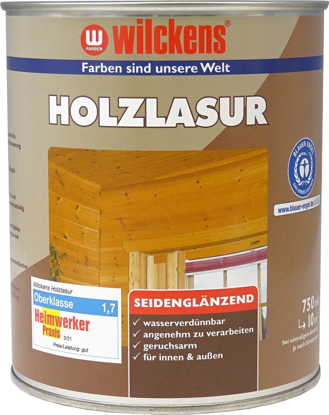 Wilckens Holzlasur LF, 750 ml, Mahagoni 11781600050
