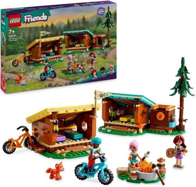 LEGO Friends 42624 Die gemütlichen Hütten im Freizeitzentrum Naturset