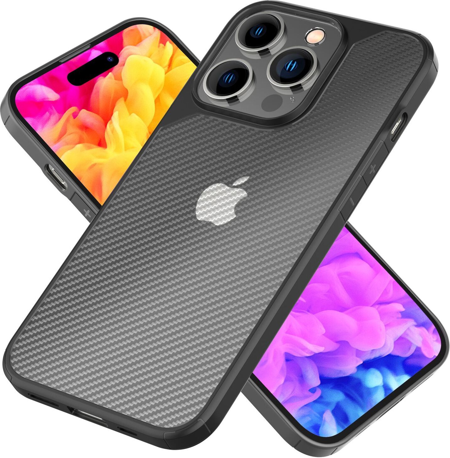 Custodia al neon per iPhone 14 Pro, cover traslucida e Custodia al neon per iPhone 14 Pro, cover traslucida e
