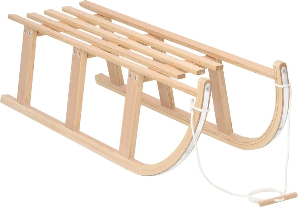 DOTMALL Schlitten 110x40x34 cm Sperrholz