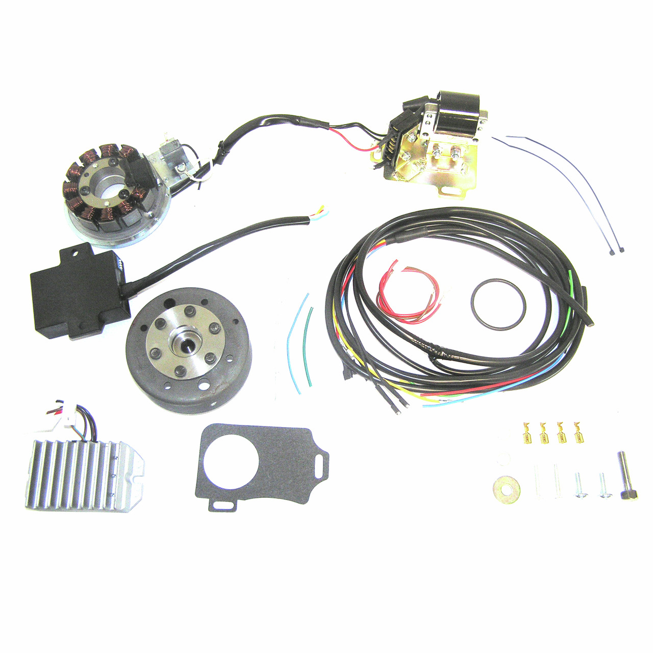 POWERDYNAMO Lichtmaschine und Zündanlage passend für AWO Umbau 6 auf 12V 50813