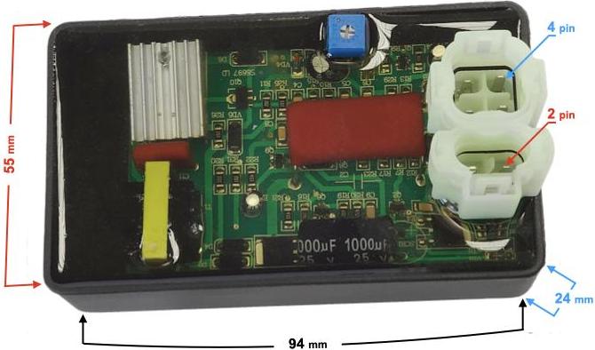 Moretti Gleichstrom-Zündmodul für Kymco 4T (entsperrt)