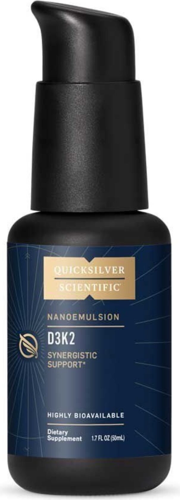 Quicksilver Scientific Nahrungsergänzungsmittel Nanoemulsified D3 K2, 60009EU