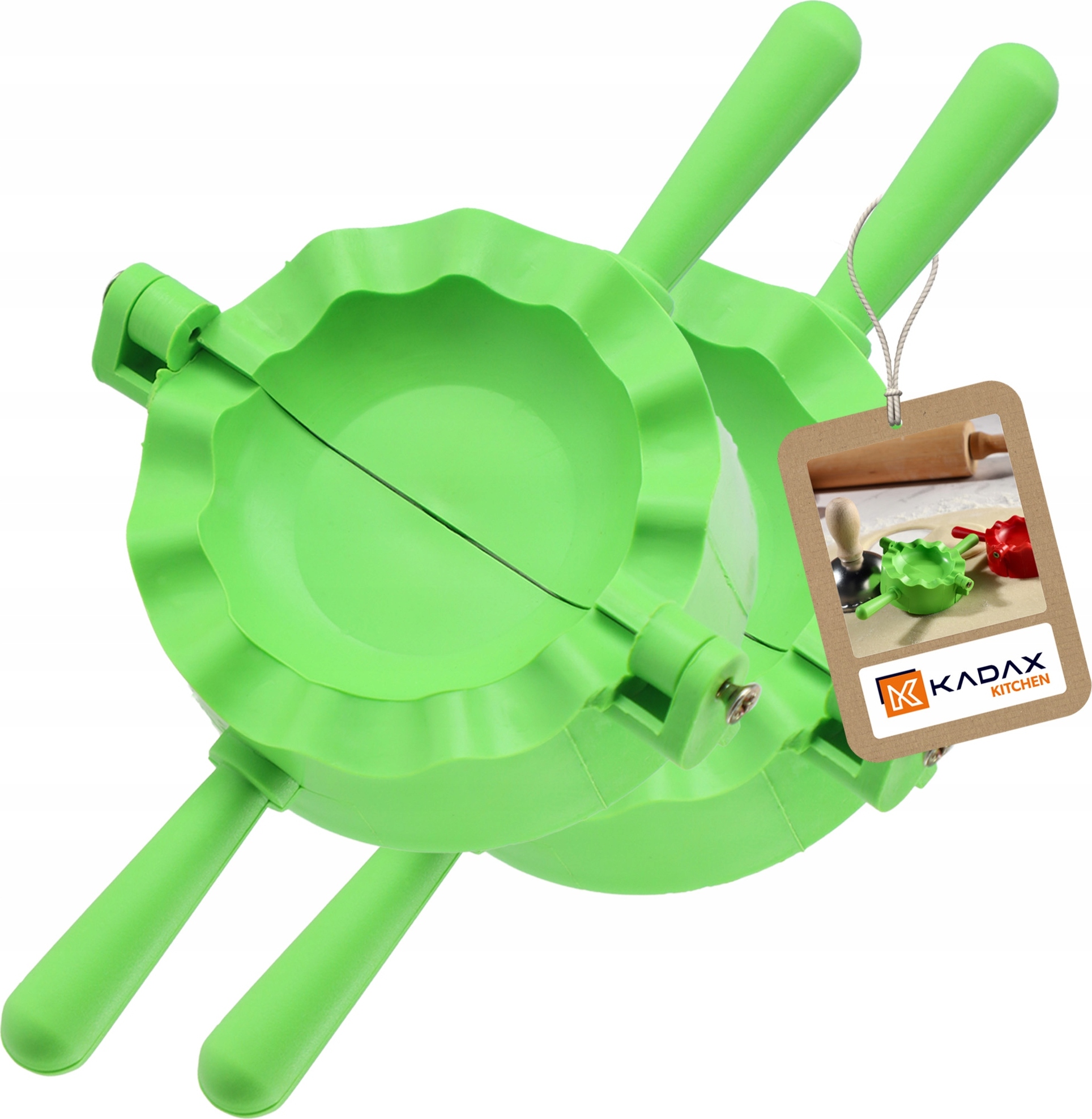 KADAX Ravioliformer, Teigtaschenformer, Pierogi-Maker, Form für Teigtaschen und Ravioli K7632