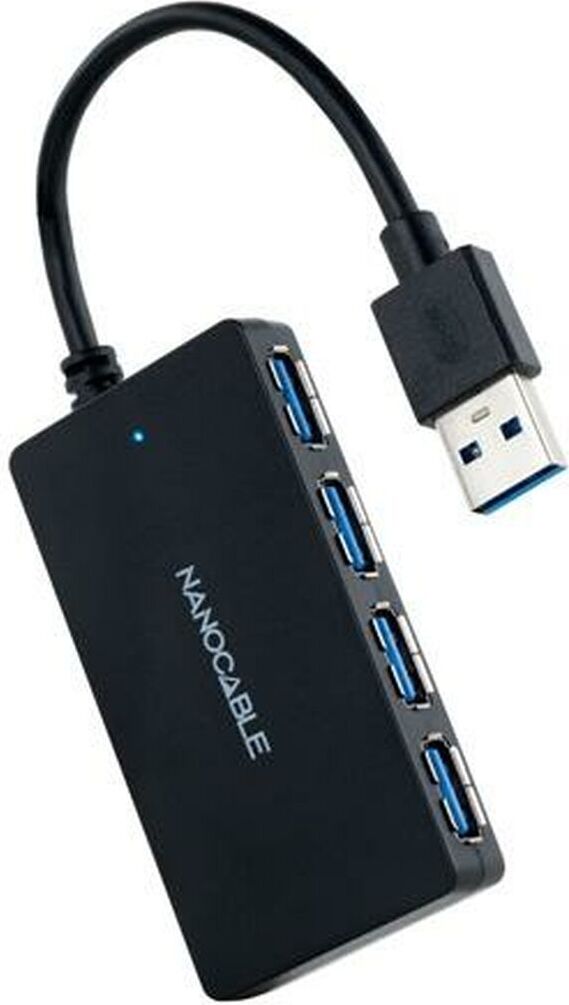 Rozbočovač USB NANOCABLE 10.16.4403 Black