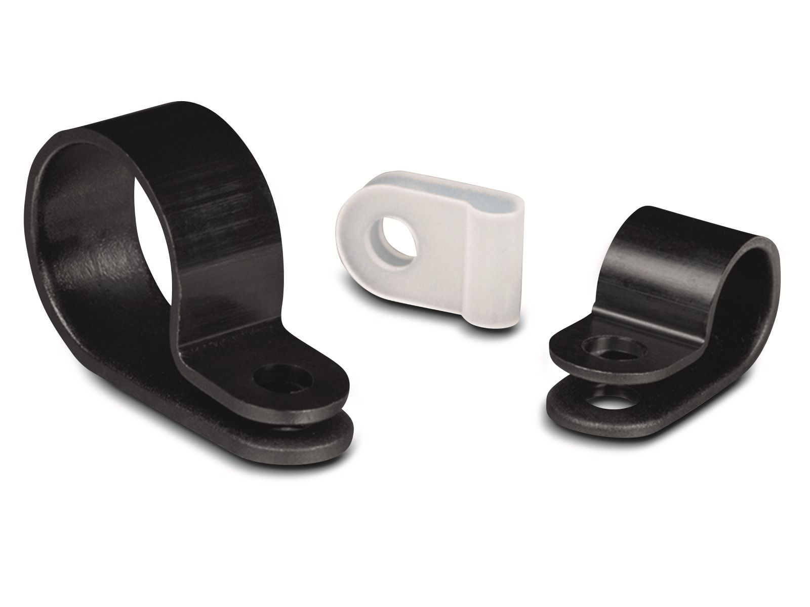 HellermannTyton Hellermann H2P-PA66HS-BK(100) Bef.- schelle schwarz 5mm 211-60001