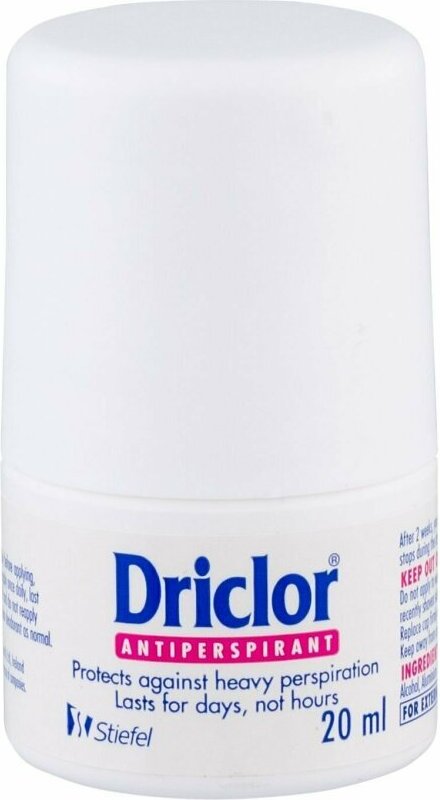 Driclor Antitranspirant Antitranspirant Roll-on 20ml Unisex