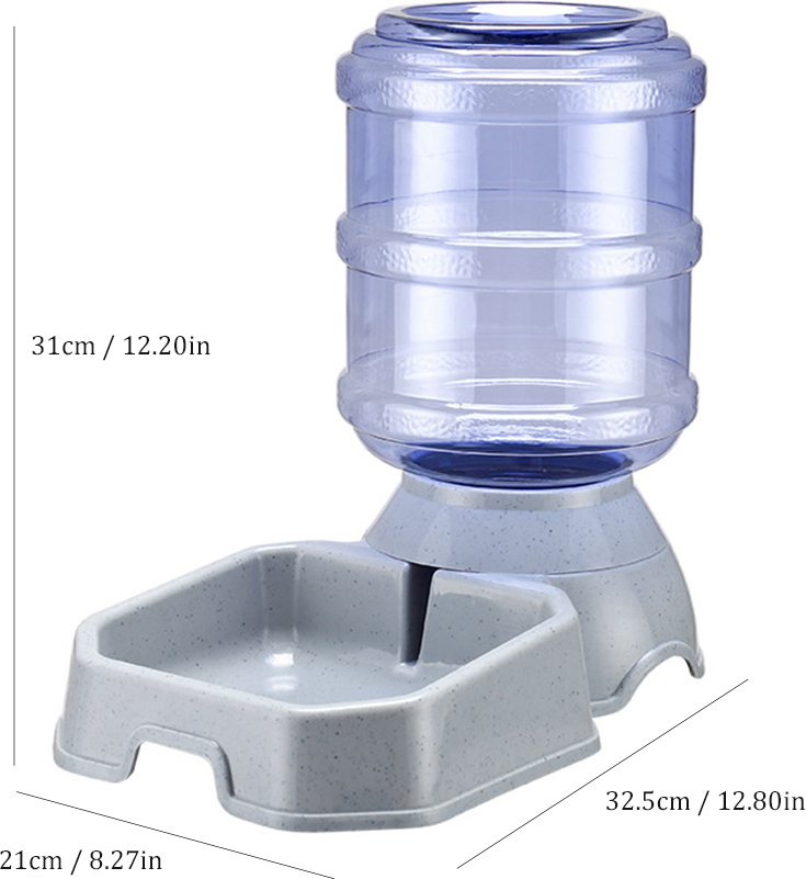 Automatický dávkovač vody pre domáce zvieratá 3,8 l Gravity Dog Cat Water Dispenser Auto Water Feeding Pet Bowl pre malé stredné psy mačky