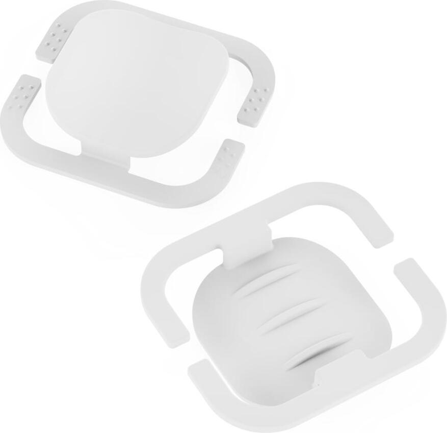 elasto Maskenhalterung "Helm" 2er Set Weiß