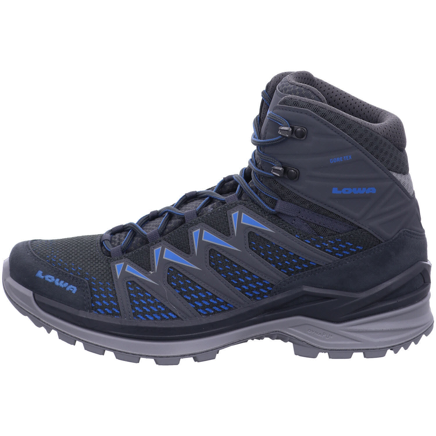 LOWA INNOX PRO GTX® MID outdoorová a treková obuv 310703-9743 anthracite/blue, Pánske veľkosti:42.5, Farby:grey/combi