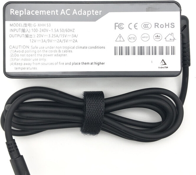 T-ProTek 65W Adapter Netzteil Ladegerät kompatibel für P/N : ADLX45UDCI2A