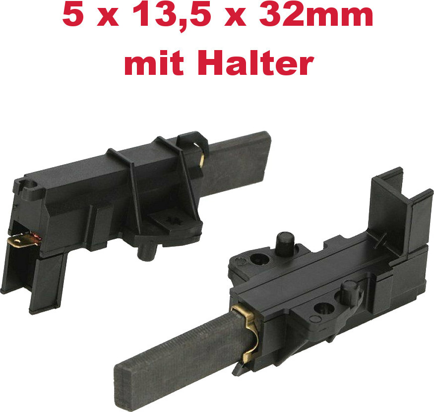 Trade-Shop 2x Kohlebürsten Motorkohlen 5x13,5x32mm kompatibel mit Bauknecht WAK7260 WAK7269PRIMELINE WAK73752D WAK7375D WAK7400EX WAK7460 WAK7469PRIMELINE 176788948