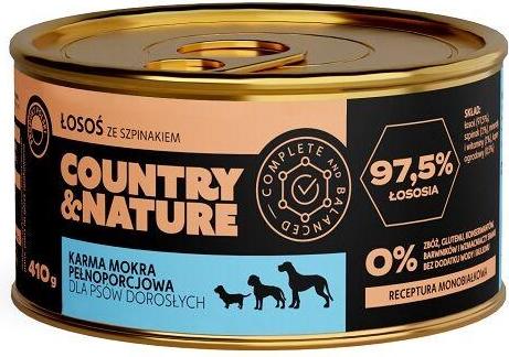Country & Nature - Lachs mit Spinat - 410g