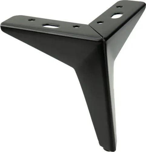 Extreme Furniture komodee, 4 Metall-Möbelfüße, schwarz, 13 cm ENOGSTGWICZMAT130004