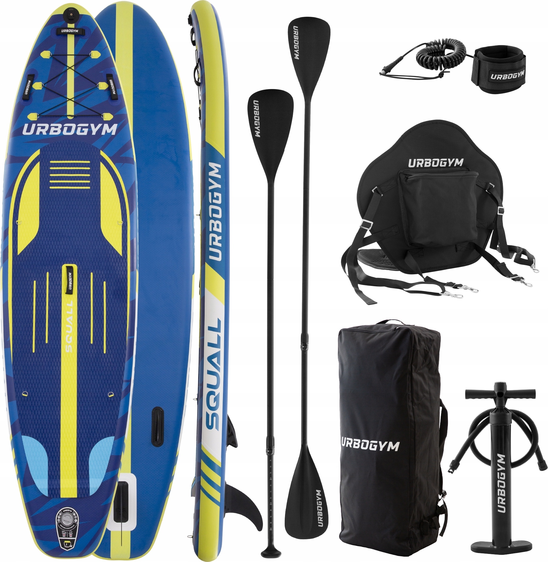 Urbogym Sup Board 320Cm 2In1 - Paddel Und Kajak, Sattel, Gopro Halter