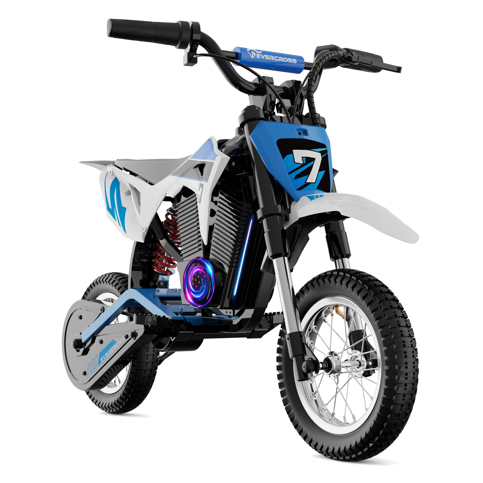 Moto électrique EVERCROSS EV12M 300W Pour Enfants – 25 Km/h, Vrai Look Tout-terrain, Pour Piloter Comme Un Grand !