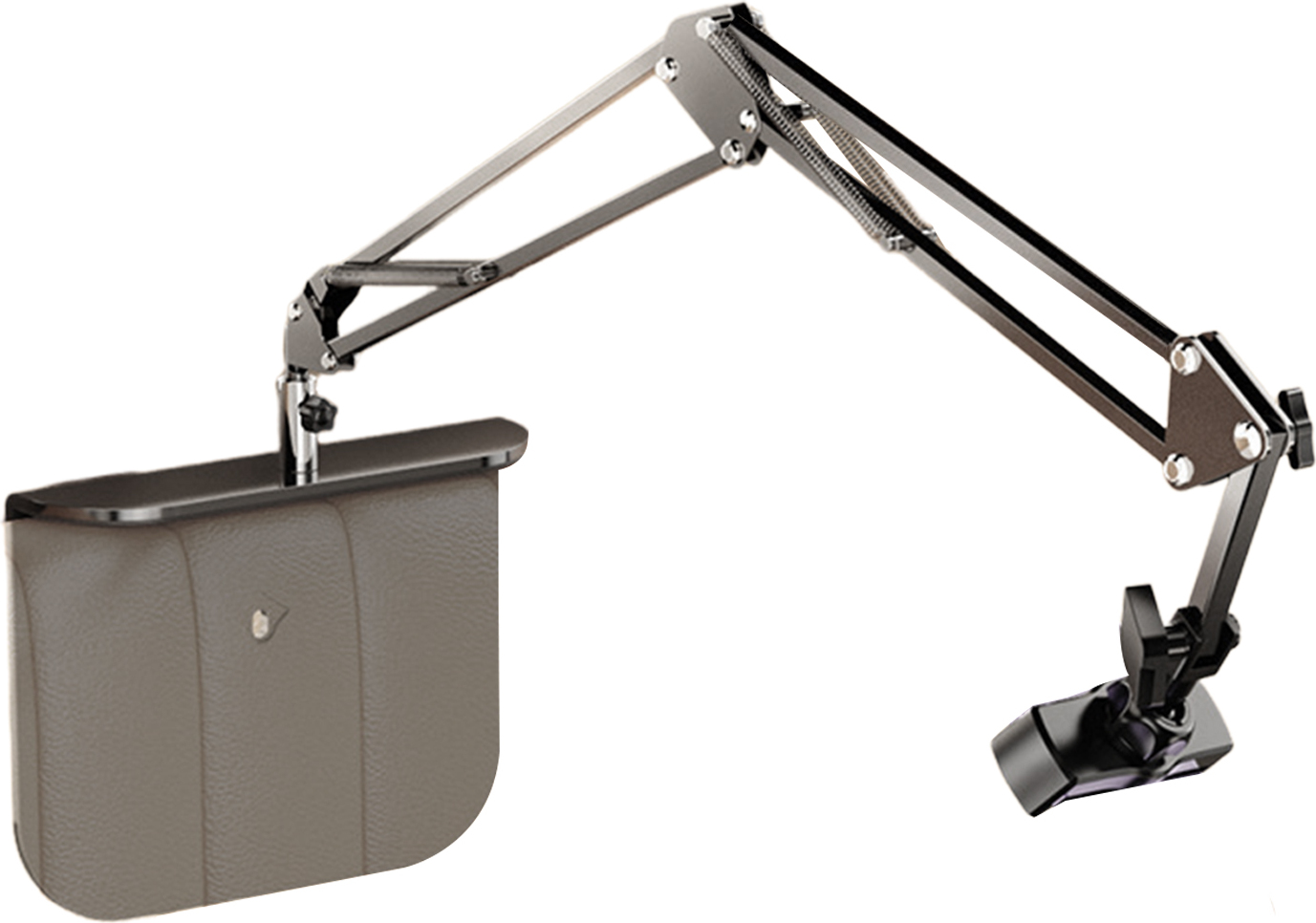 Shienfir Verstellbarer Tablet-Ständerhalter fürs Bett, Nachttisch-Telefonständer, elastischer Clip, Sofa-Telefonhalter, frei einstellbarer Winkel, Schreibtisch-Telefonhalterung für Kindle 4312220