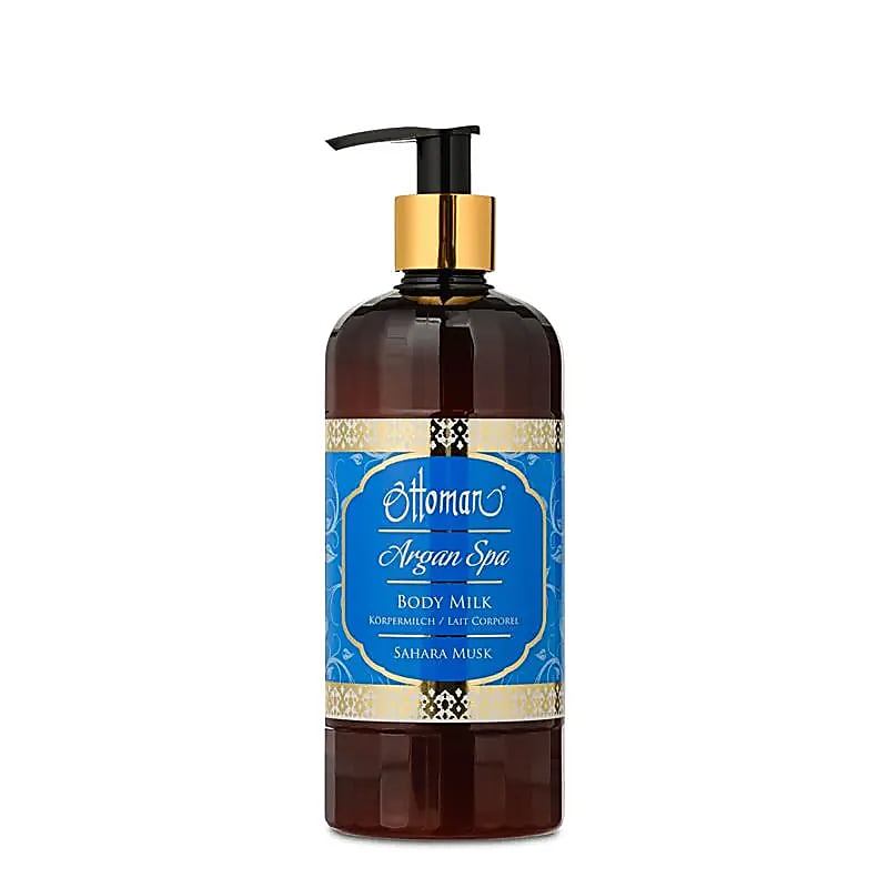 Bahadra Ottoman Argan Spa Body Milk Sahara Moschus – 2er-Set – 400 ml