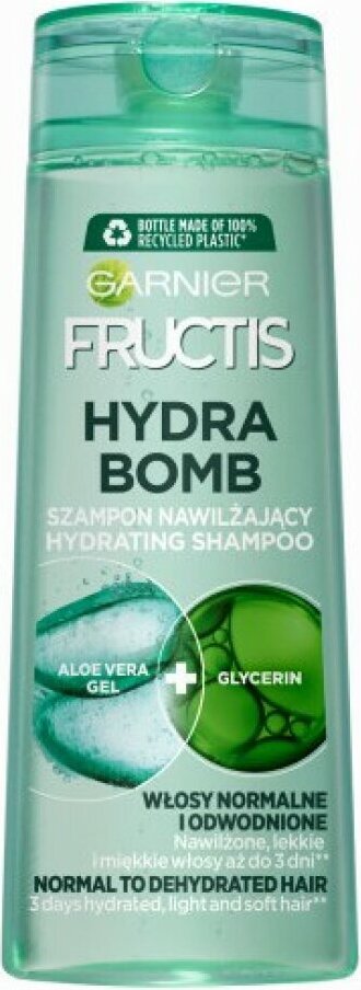 Garnier Fructis Aloe Hydra Bomb Moisturizing Shampoo for Dehydrated Hair 400ml 4,99