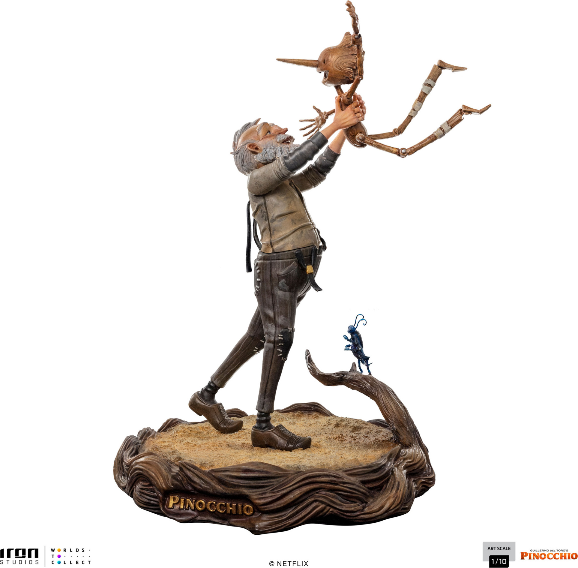 Iron Studios Pinocchio Art Scale Statue 1/10 Gepeto & Pinocchio 23 cm 608