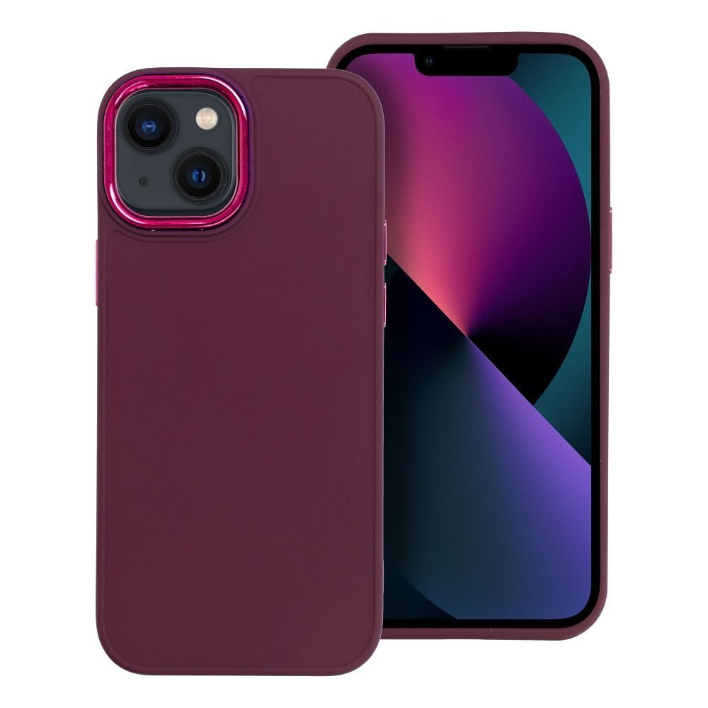 Frame TPU iPhone 13 mini - fialové