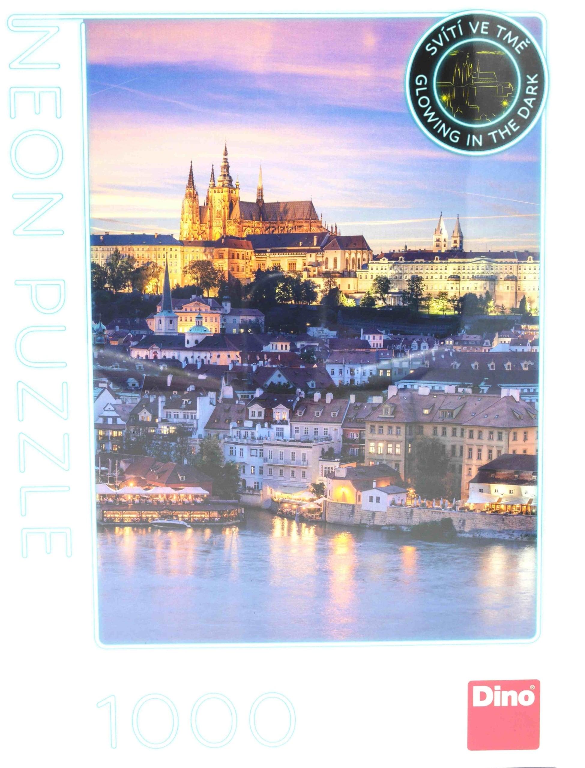 Dinotoys Dino-Puzzle – im Dunkeln leuchtende Prager Burg – 1000 Teile 1385848775