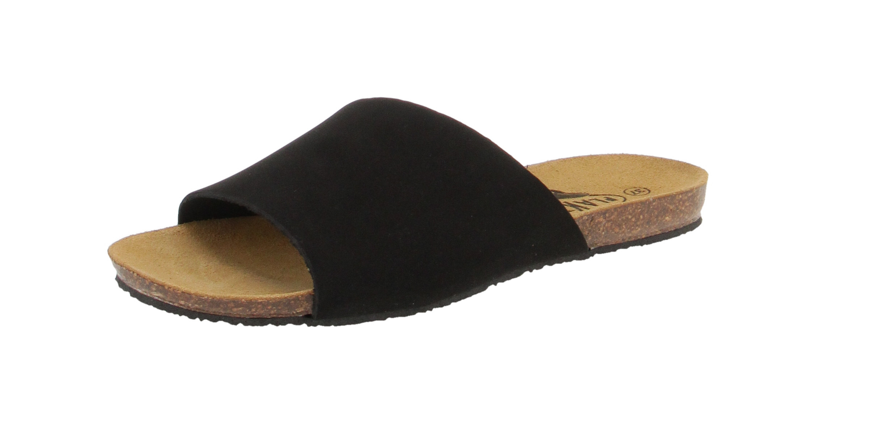plakton 575538 Mam Bala Nobuck - Damen Schuhe Pantoletten - Negro, Größe:42 EU 575538 Mam Bala Nobuck-42Negro