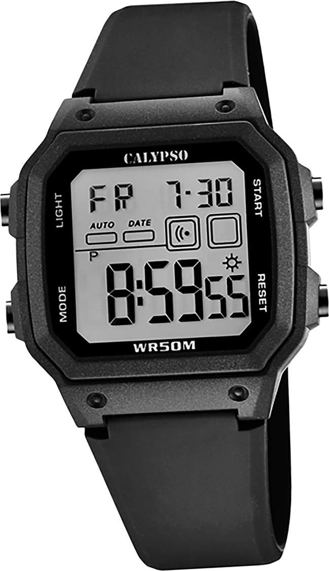 Calypso pánske hodinky plastové modré Calypso digitálne náramkové hodinky D2UK5812/2