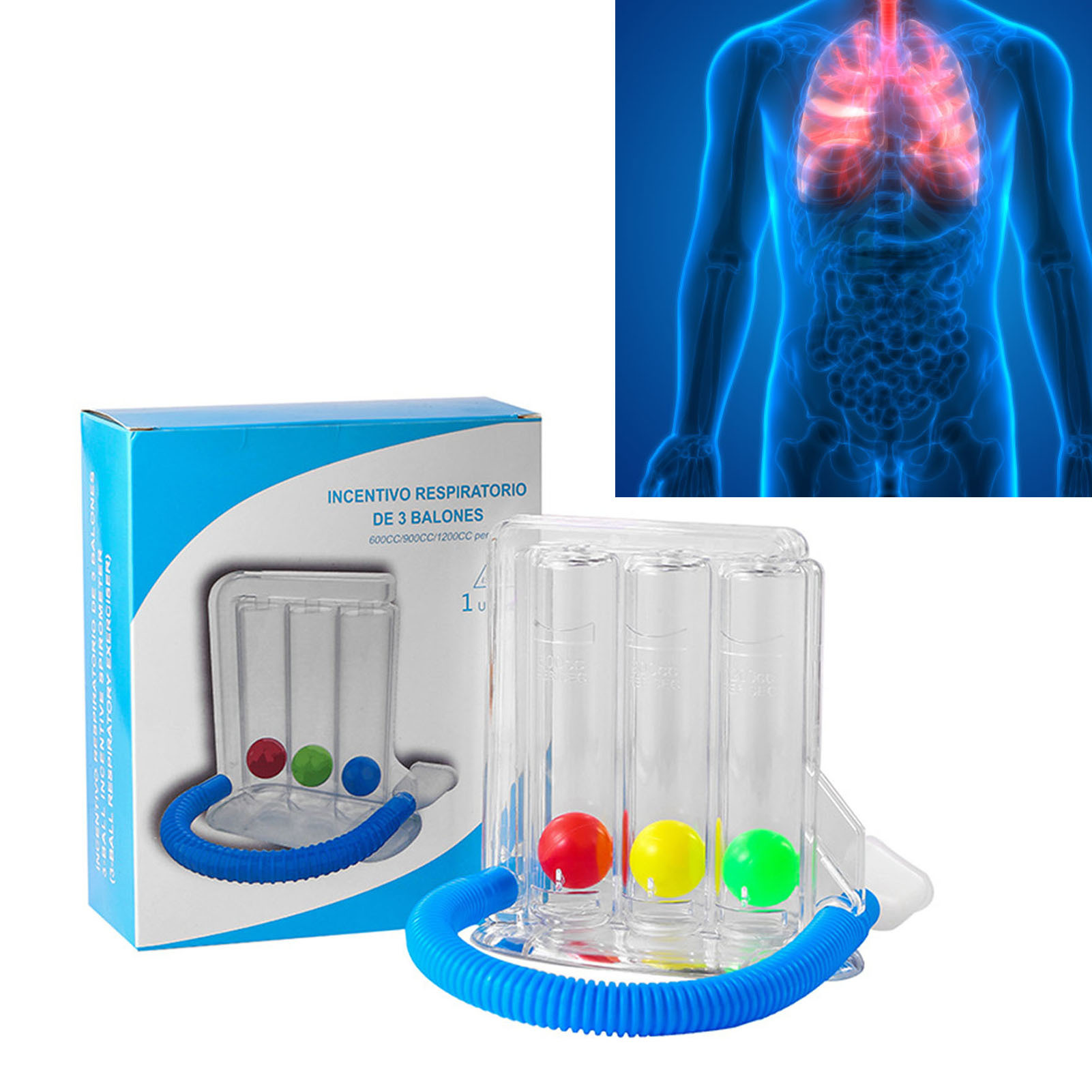 Cocosity Atemtrainer Tiefenatmungstrainer Atemübungsmesssystem