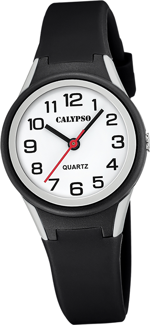 Gumené hodinky pre mladých Calypso čierne Náramkové hodinky Calypso Junior D2UK5834/4