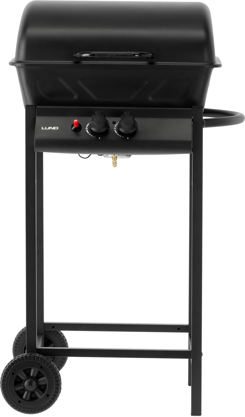 Plynový gril 5,5 kW, 2 horáky, oceľ 60 × 53 × 102 cm