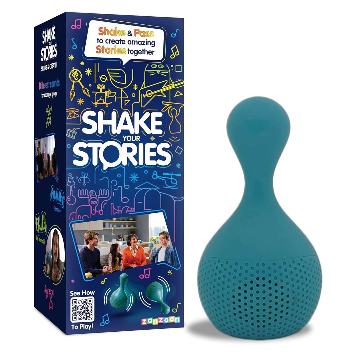 Zanzoon 5822120 - Shake your Stories - Familienspiel, fantasievoller Spielspaß 243063