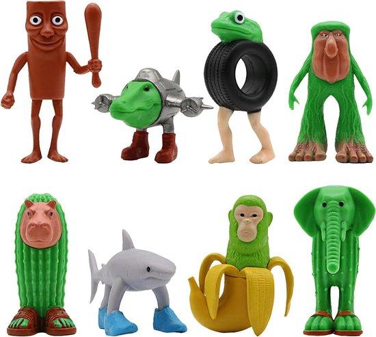 OEM Tung Tung Tung Sahur-figuur, rot, 3D-bedruckt, Tralalero Tralala, BRR Patapim, Sammlerobjekt 2026