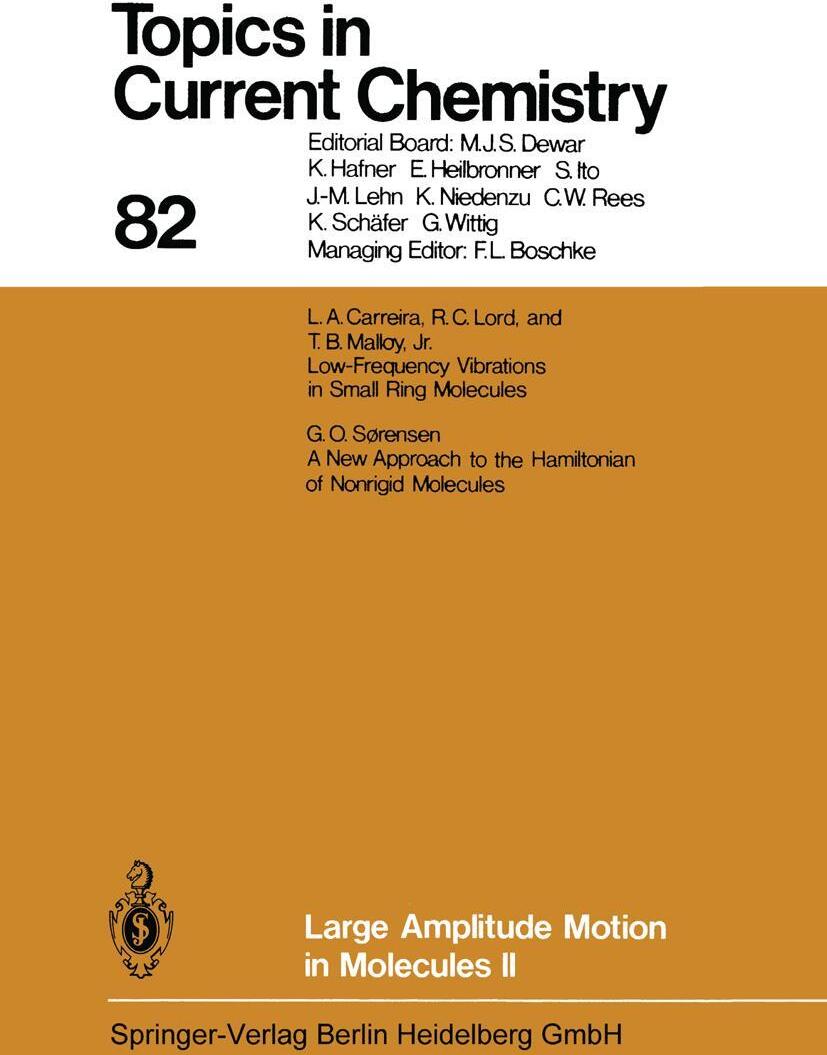 Large Amplitude Motion in Molecules II