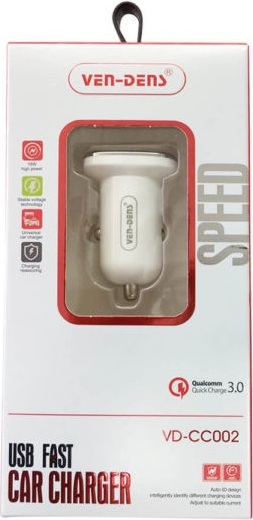 Autonabíjačka Ven Dens VD-CC001 - Biela KP35684