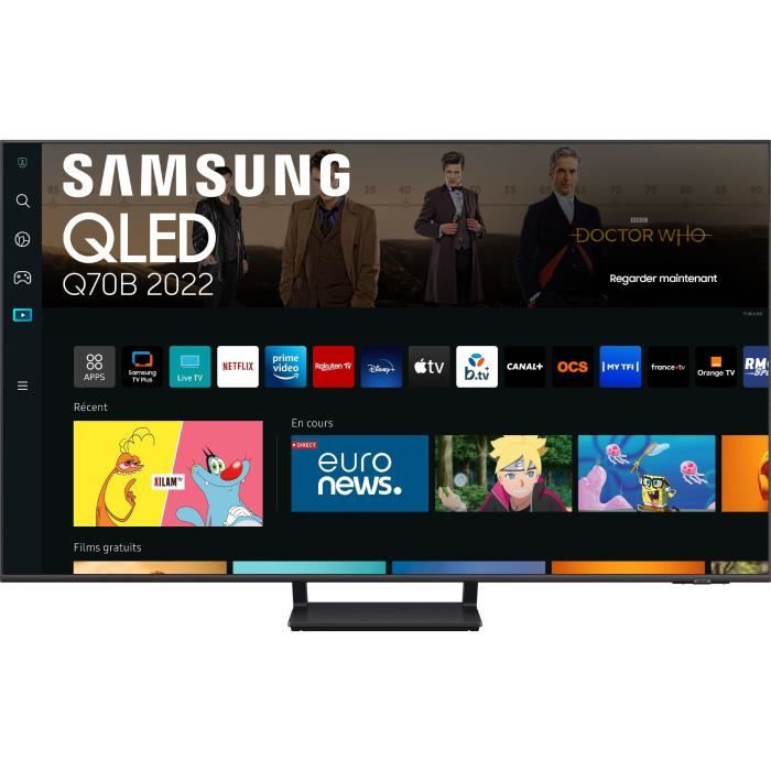 SAMSUNG 55Q70B – 55 Zoll (138 cm) QLED 4K UHD-Fernseher – Quantum HDR – Smart-TV – 4 x HDMI 2.1 SAMQE55Q70B