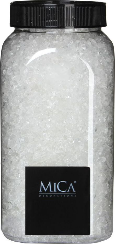 Mica Decorations Dekorativer Glasstein transparent klein 650 ml 1 kg 121257