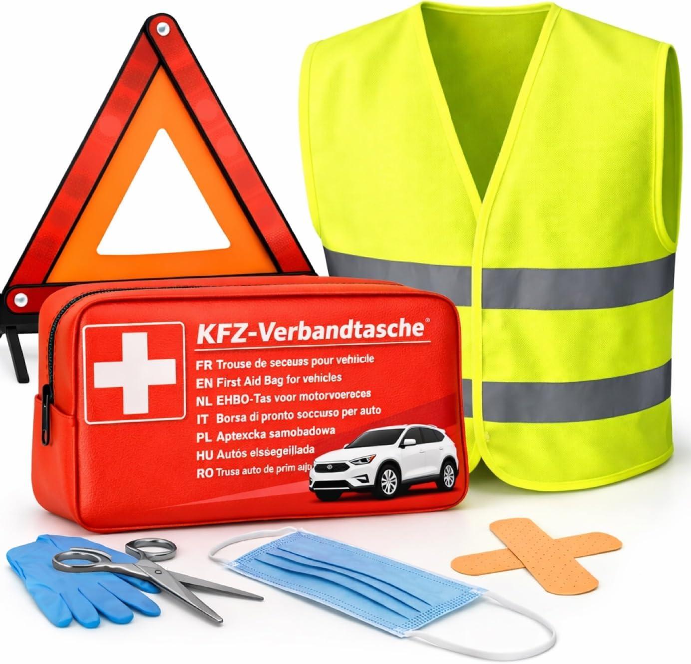 Auto Verbandskasten - Neue Norm 2026 - DIN 13164 - STVO Auto Verbandskasten - Neue Norm 2026 - DIN 13164 - STVO