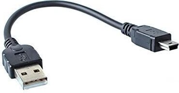 System-S USB 2.0 Kabel für USB-A auf USB Mini-B 5-Pin 10 cm System-S