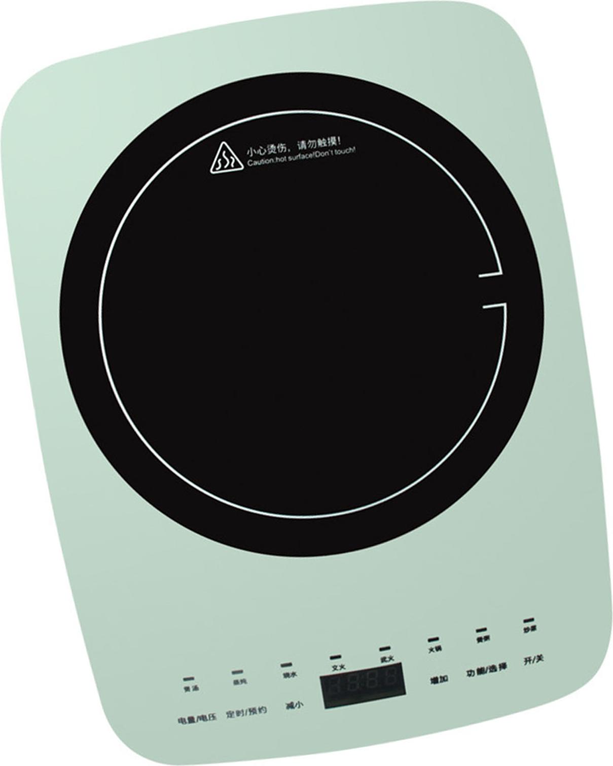 Cocosity Induktionsherd Mini Portable Einzelbrenner Intelligent Touch Control Küchengerät 2200W